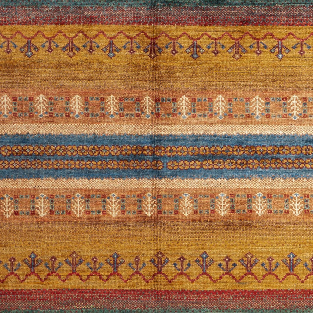 Gabbeh Teppich - Loribaft Perser - 183 x 131 cm - mehrfarbig