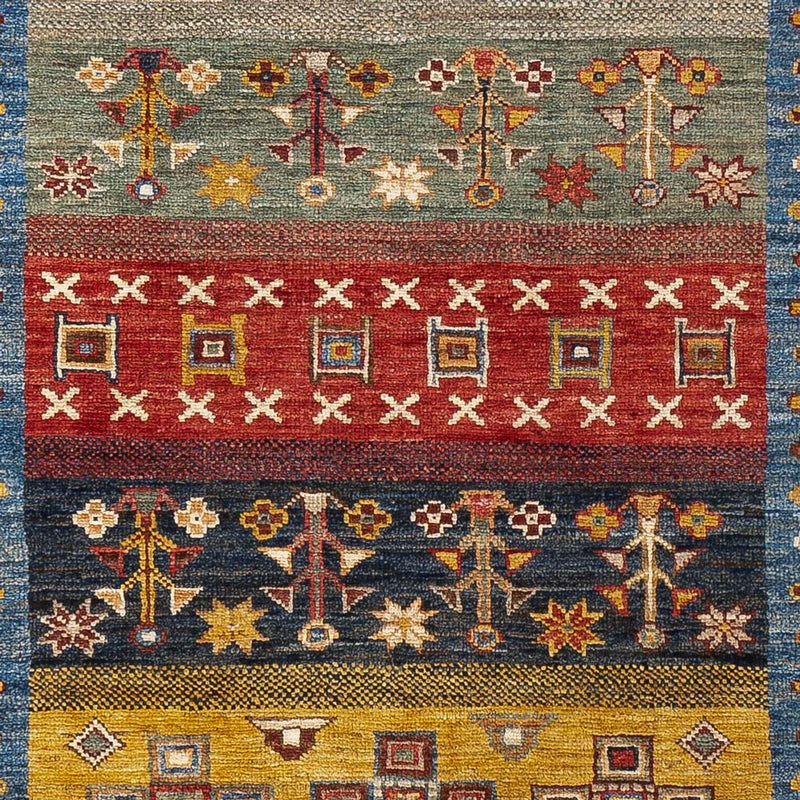 Gabbeh Teppich - Loribaft Perser - 143 x 105 cm - mehrfarbig