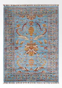 Ziegler Teppich - Ariana - 120 x 86 cm - blau