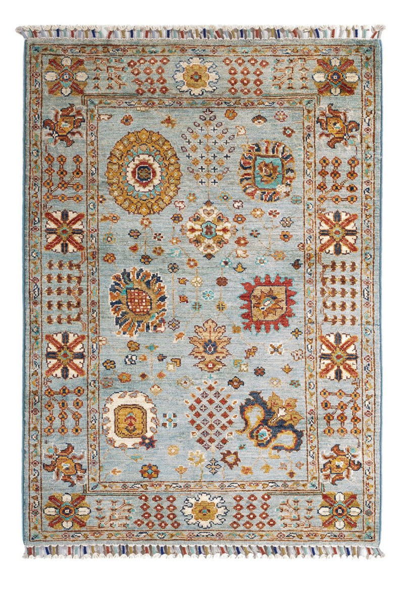 Ziegler Teppich - Ariana - 119 x 85 cm - hellblau