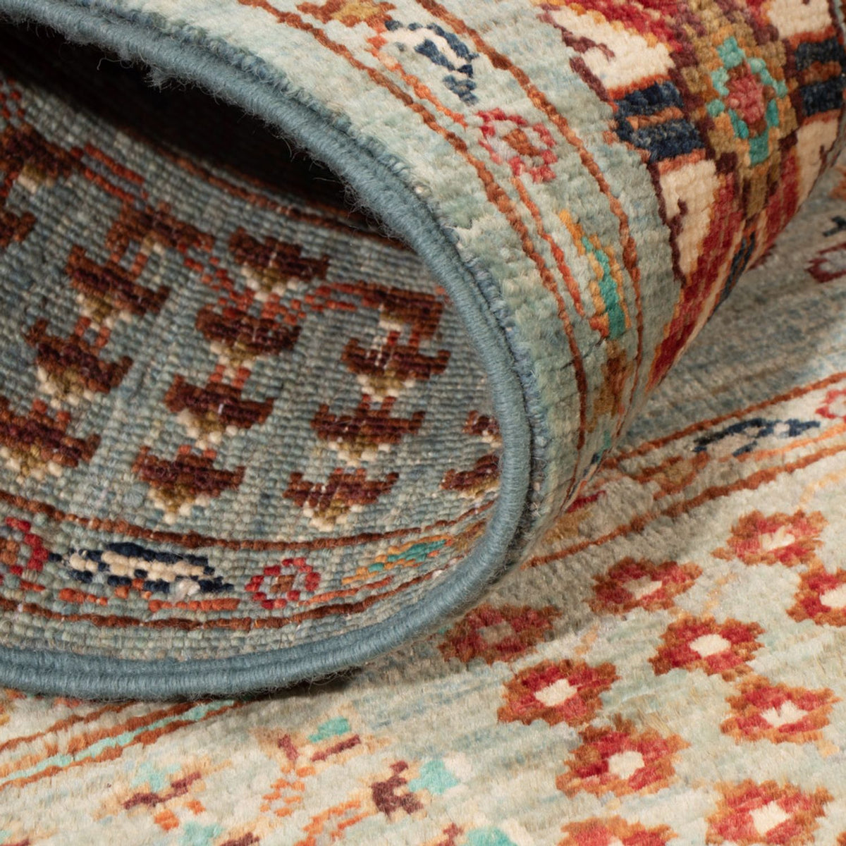 Ziegler Teppich - Ariana - 119 x 86 cm - hellblau