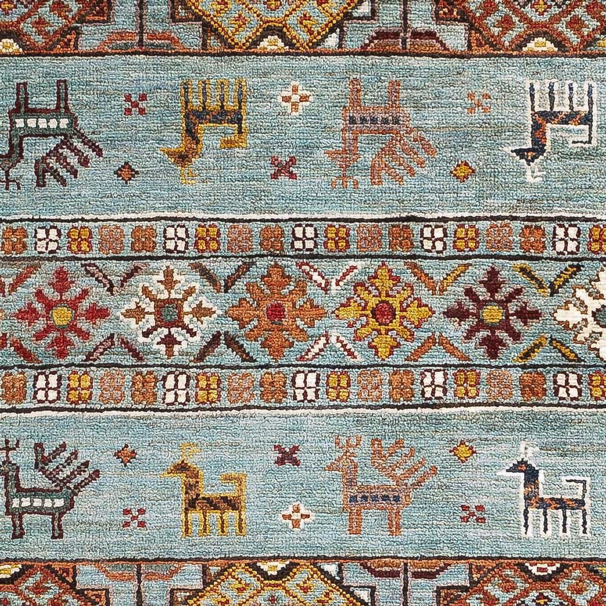 Ziegler Teppich - Ariana - 123 x 82 cm - hellblau