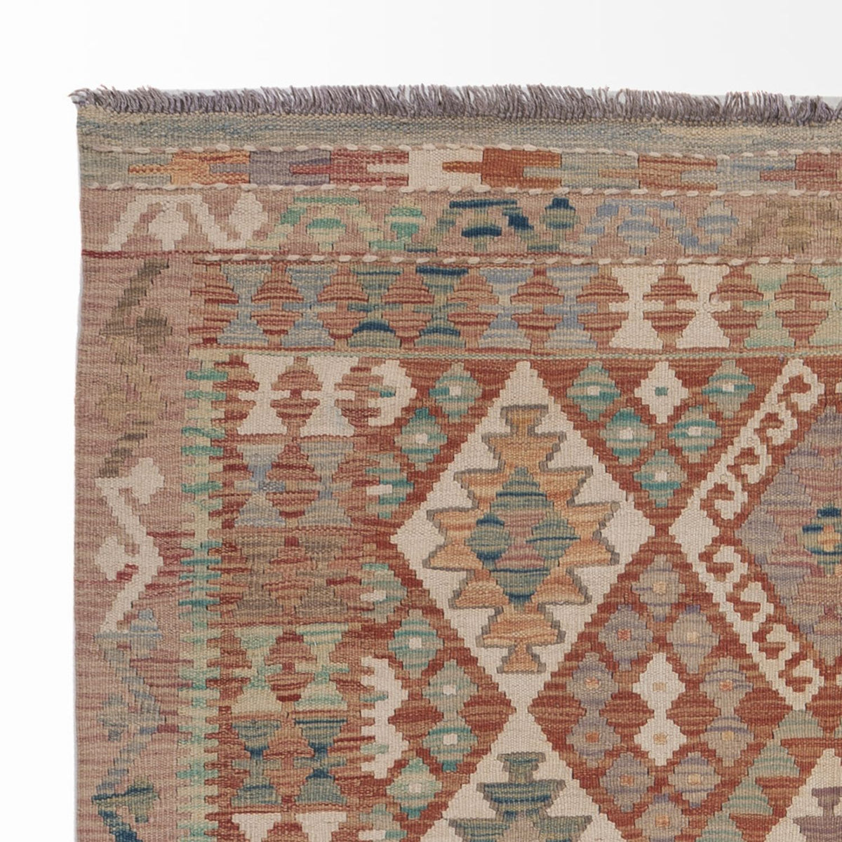 Kelim Teppich - Splash - 193 x 137 cm - mehrfarbig