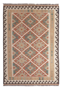 Kelim Teppich - Splash - 179 x 124 cm - mehrfarbig