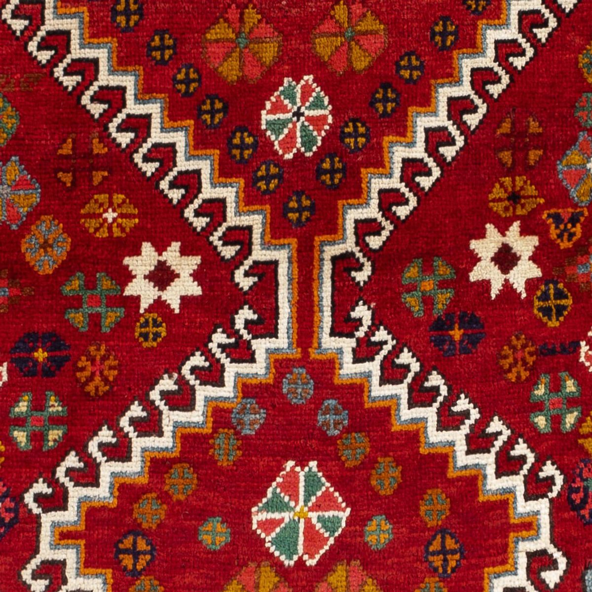Perserteppich - Nomadic - 128 x 94 cm - rot