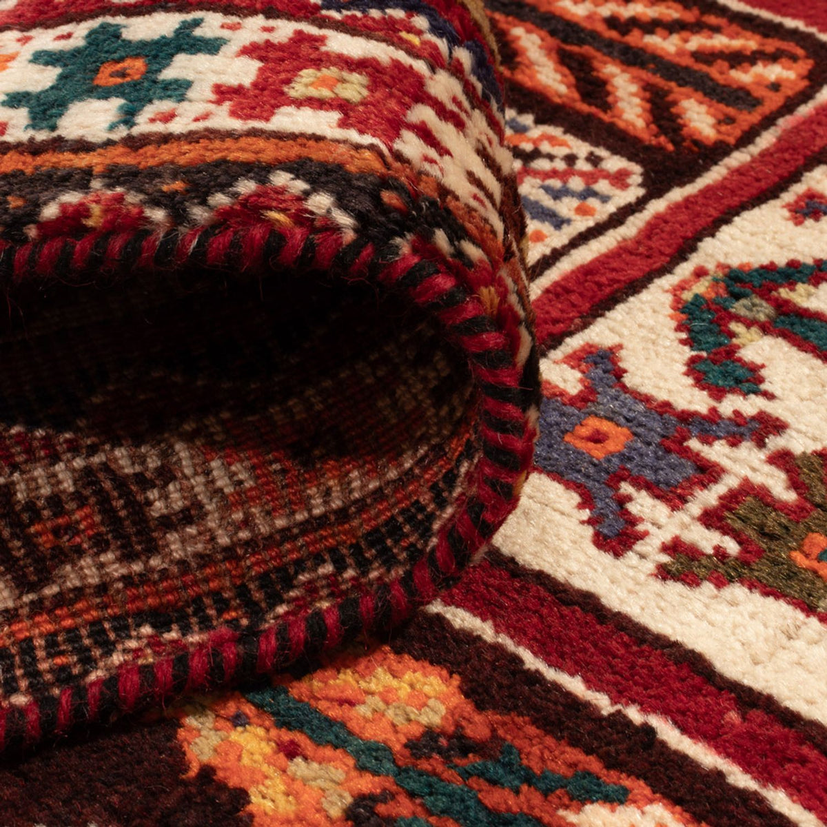 Perserteppich - Nomadic - 182 x 111 cm - mehrfarbig