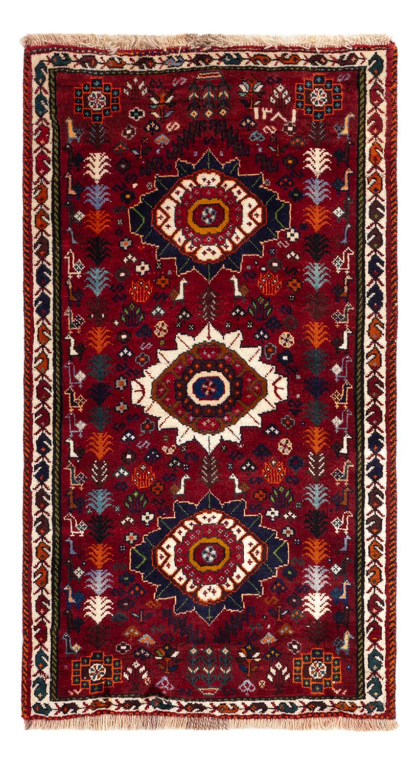 Perserteppich - Nomadic - 143 x 77 cm - dunkelrot