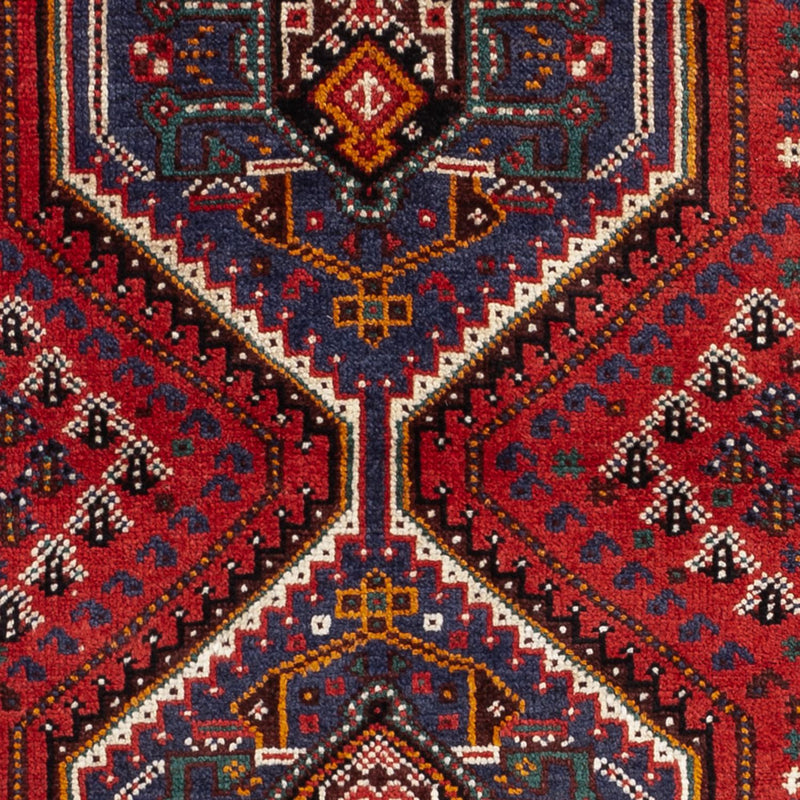 Perserteppich - Nomadic - 142 x 79 cm - dunkelrot