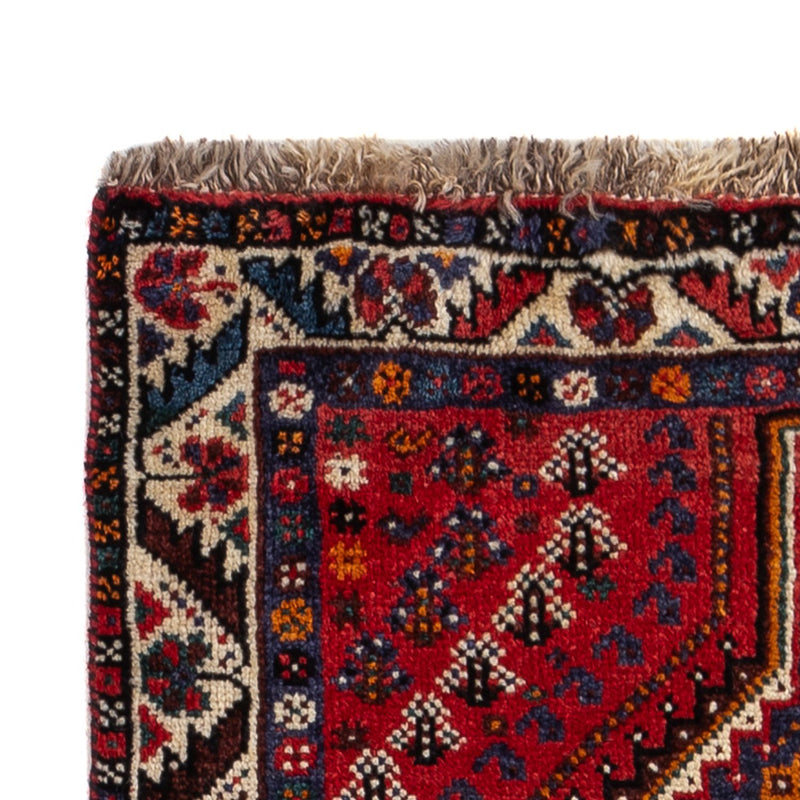 Perserteppich - Nomadic - 142 x 79 cm - dunkelrot