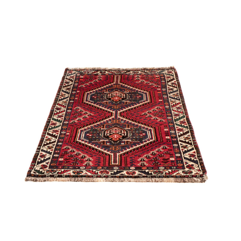 Perserteppich - Nomadic - 142 x 79 cm - dunkelrot