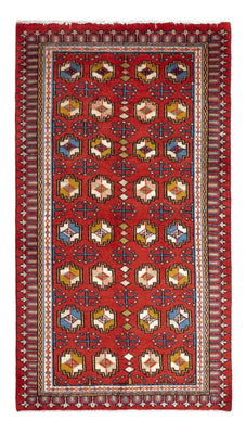 Perserteppich - Nomadic - 123 x 65 cm - rot
