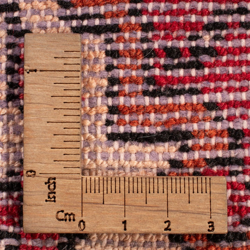 Ziegler Teppich - 139 x 65 cm - dunkelrot