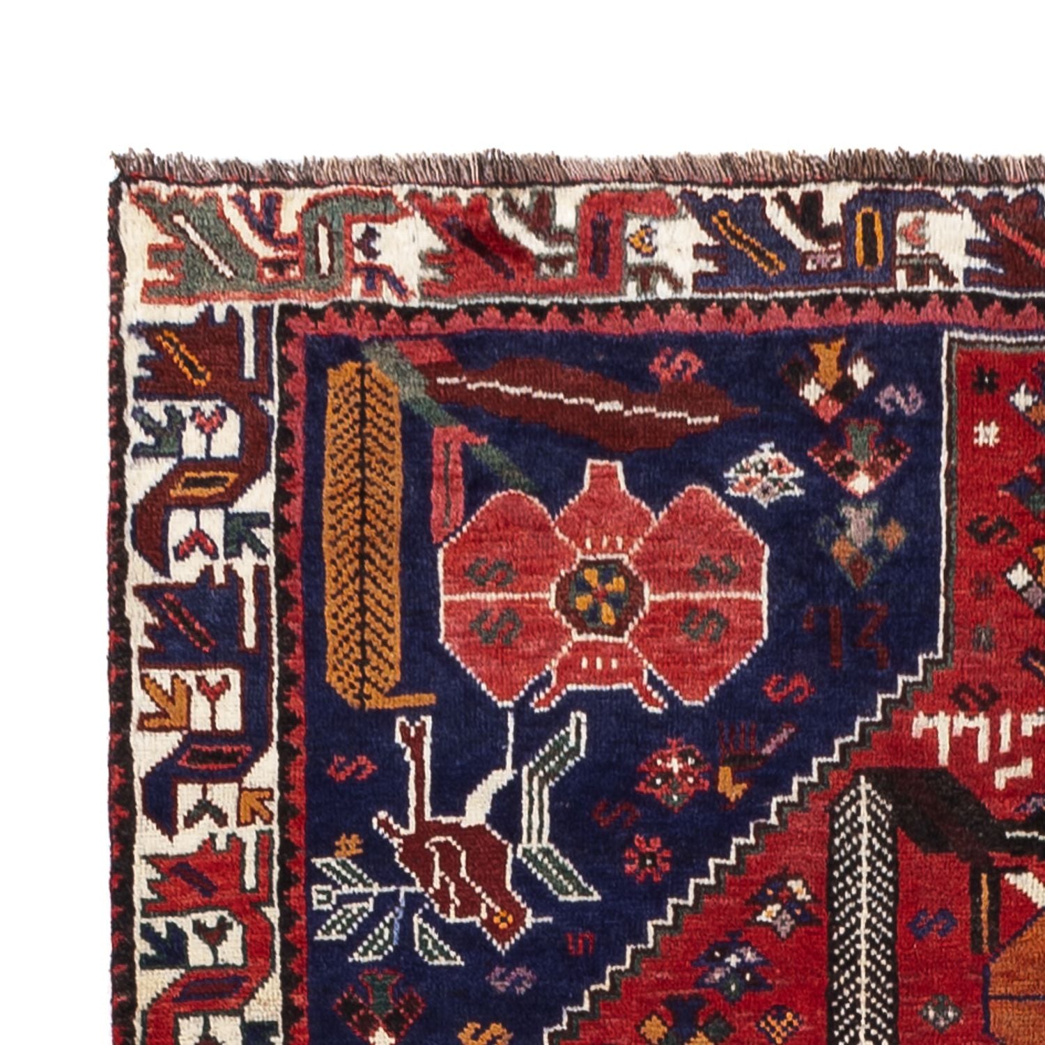 Perserteppich - Nomadic - 245 x 156 cm - rot