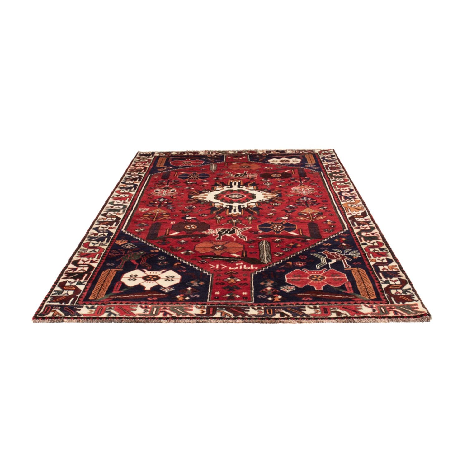 Perserteppich - Nomadic - 245 x 156 cm - rot