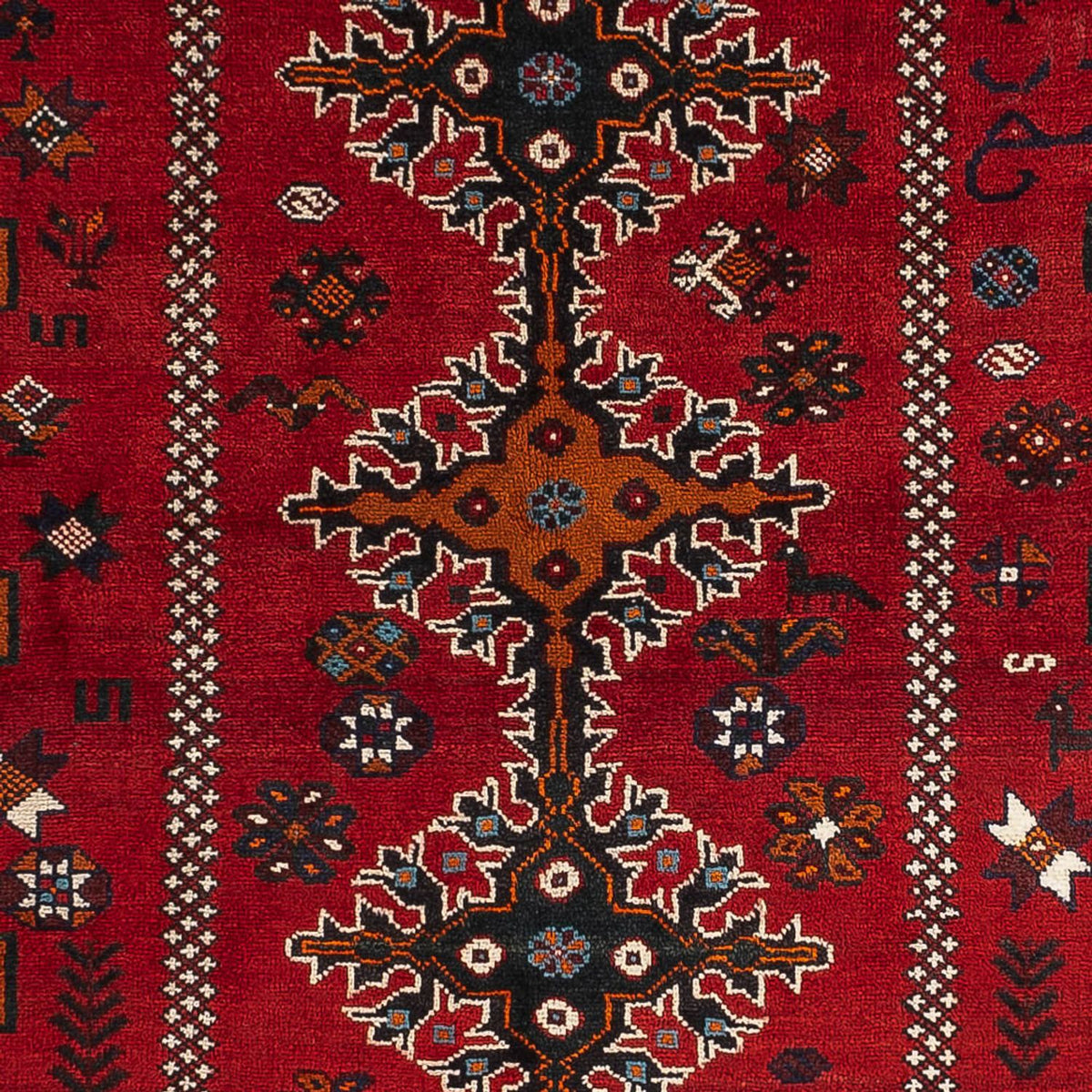 Perserteppich - Nomadic - 257 x 162 cm - rot
