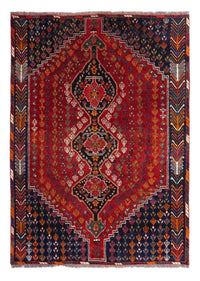 Perserteppich - Nomadic - 211 x 155 cm - rot