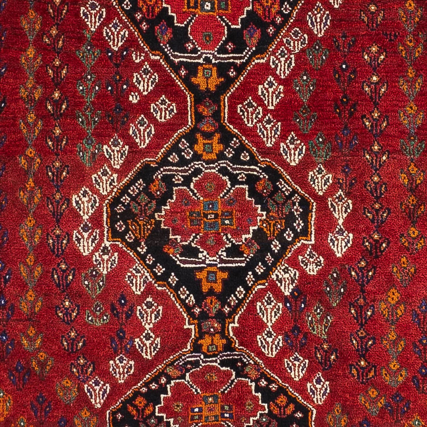 Perserteppich - Nomadic - 211 x 155 cm - rot