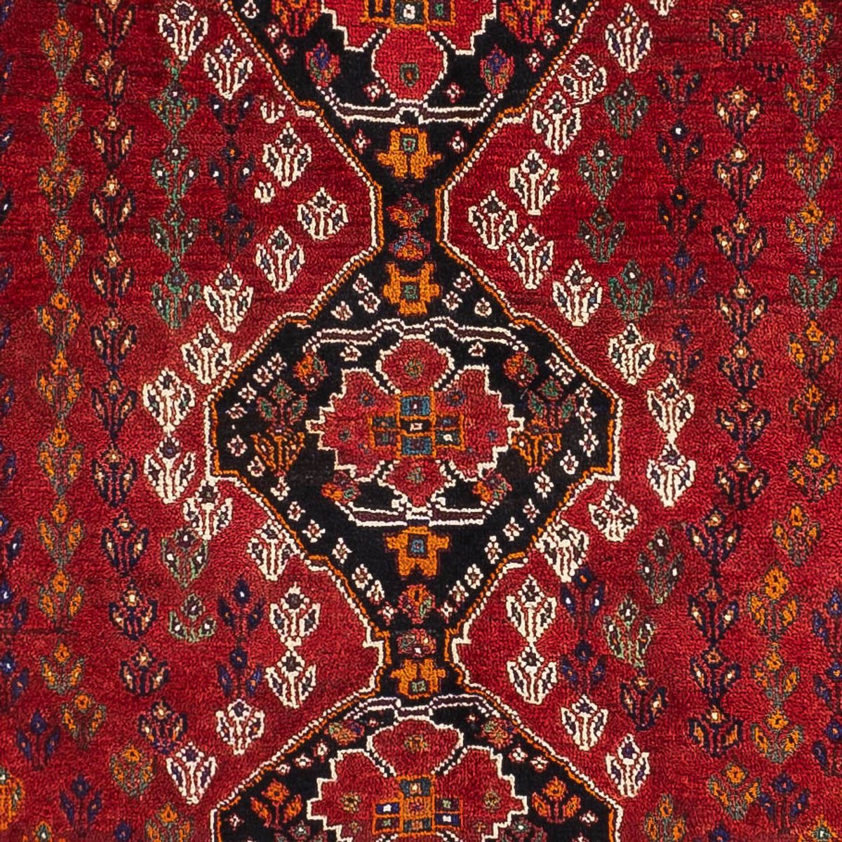 Perserteppich - Nomadic - 211 x 155 cm - rot