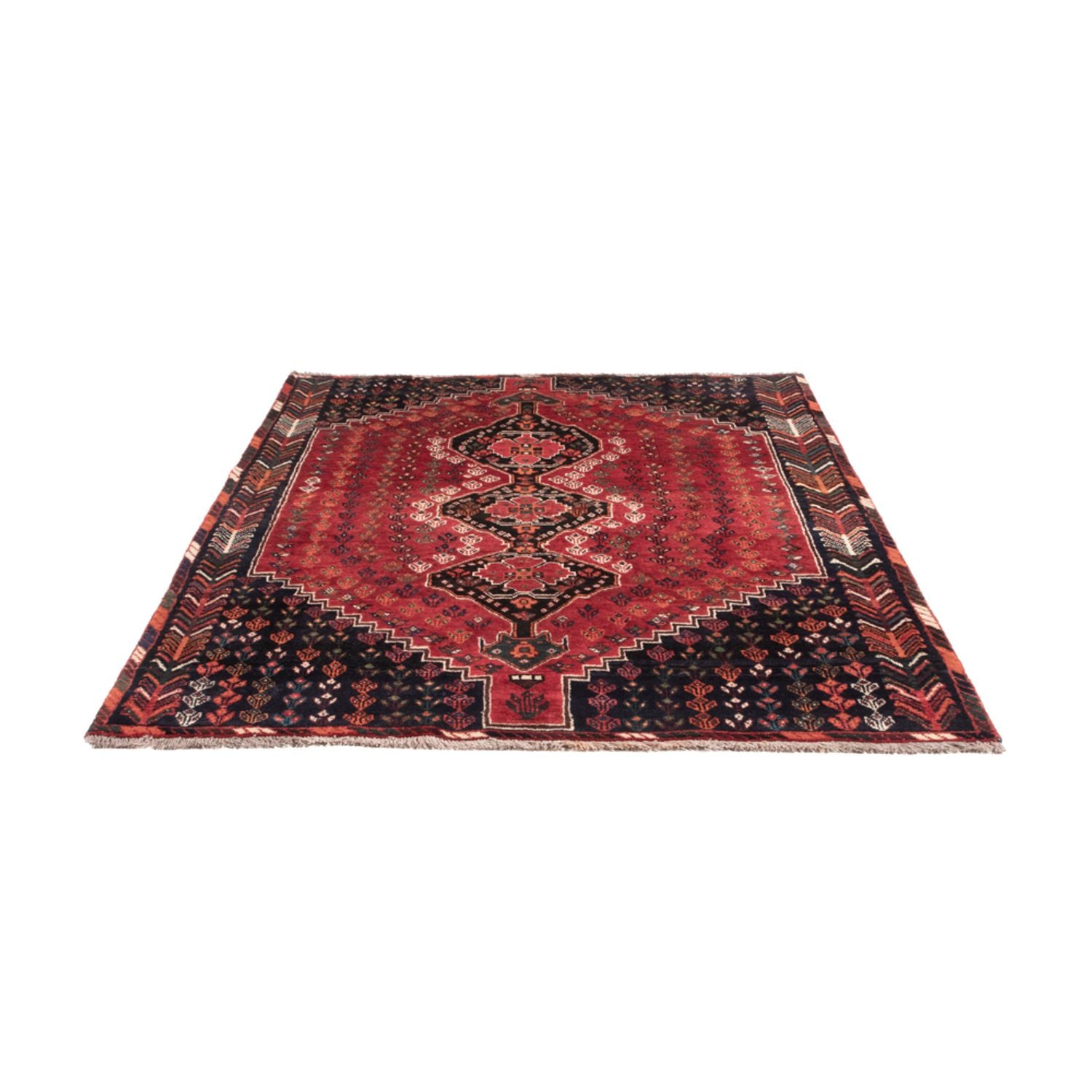 Perserteppich - Nomadic - 211 x 155 cm - rot