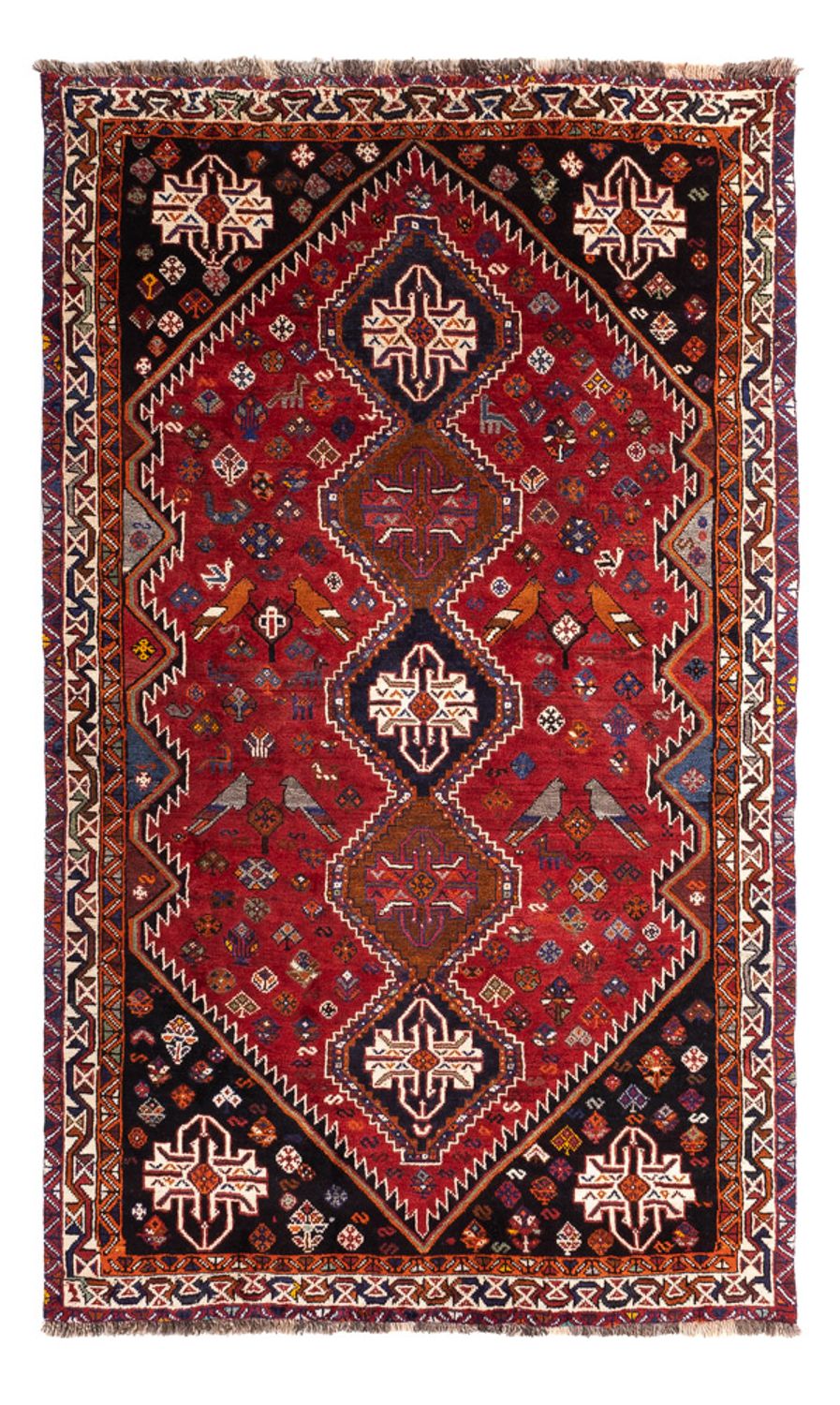 Perserteppich - Nomadic - 259 x 162 cm - rot