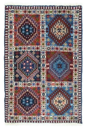 Perserteppich - Nomadic 90 x 60 cm - mehrfarbig