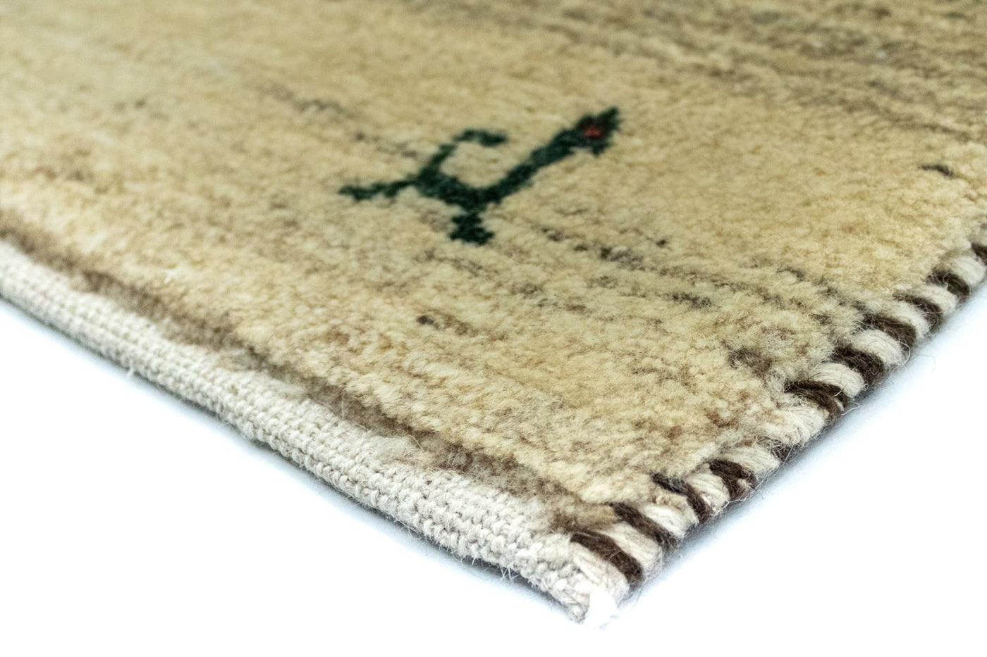 Gabbeh Persisch Teppich 126x80cm - Perserteppich Wollteppich