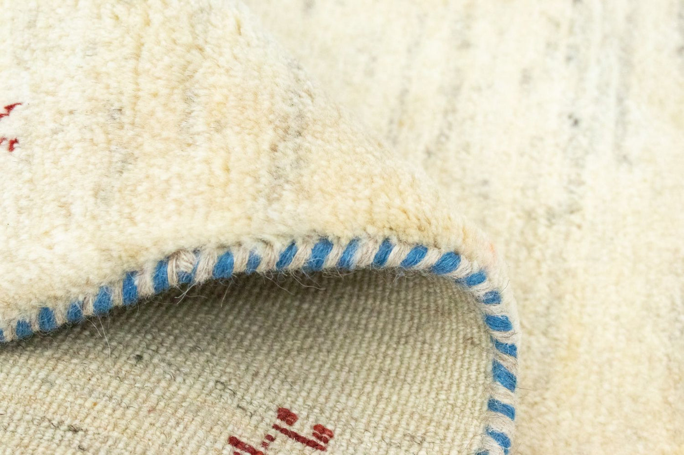 Gabbeh Persisch Teppich 90x59cm - Perserteppich Wollteppich
