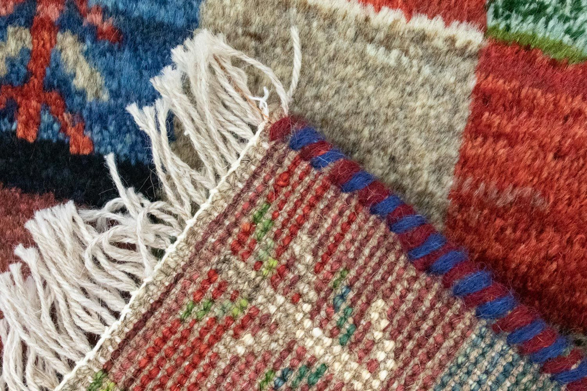 Gabbeh Teppich - Perser 60 x 40 cm - mehrfarbig