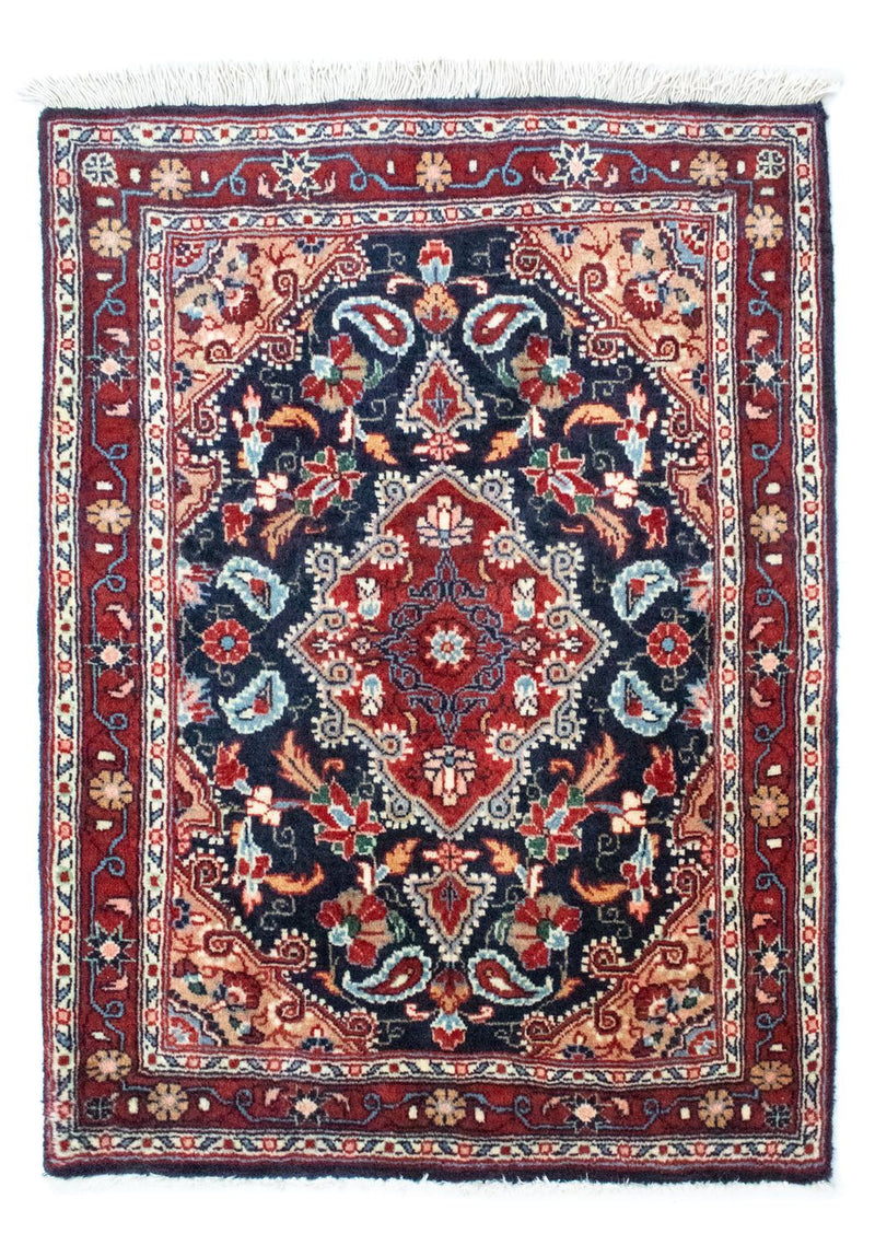 Perserteppich - Bidjar 90 x 70 cm - blau