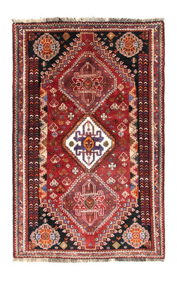 Perserteppich - Nomadic 170 x 114 cm - rot