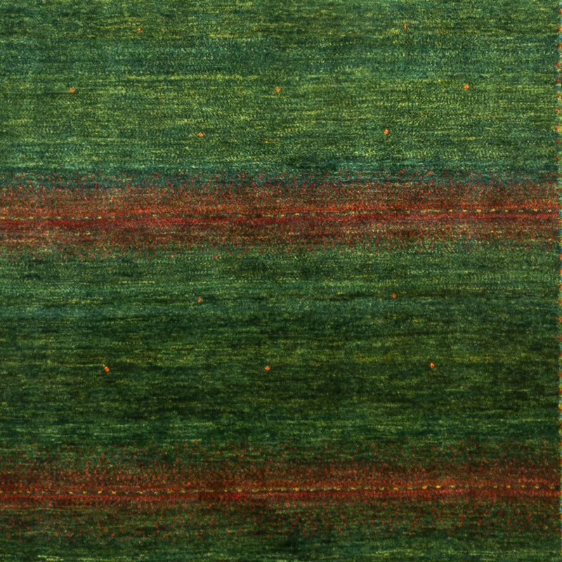 Gabbeh Teppich - Loribaft Perser - 245 x 175 cm - grün