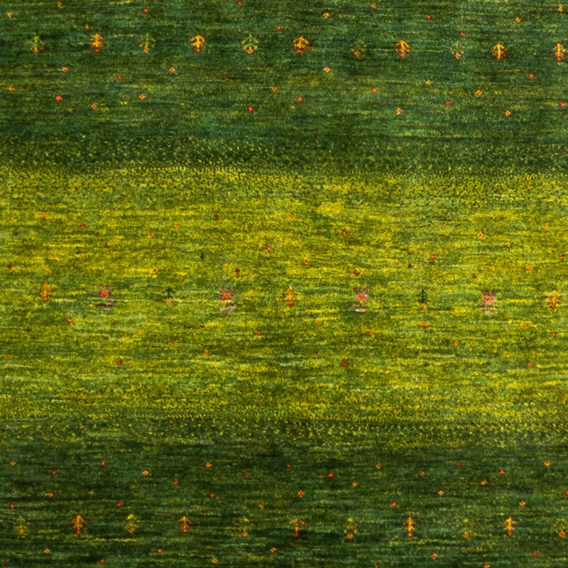 Gabbeh Teppich - Loribaft Perser - 238 x 172 cm - grün