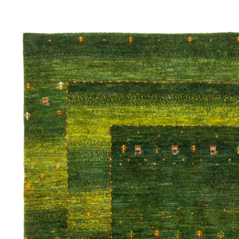 Gabbeh Teppich - Loribaft Perser - 238 x 172 cm - grün