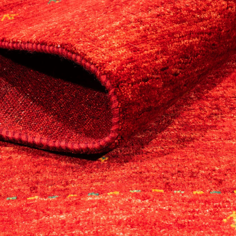 Gabbeh Teppich - Loribaft Perser - 164 x 120 cm - rot