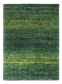 Gabbeh Teppich - Loribaft Perser - 139 x 99 cm - grün