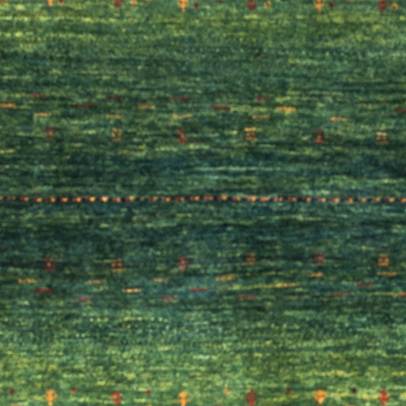 Gabbeh Teppich - Loribaft Perser - 139 x 99 cm - grün