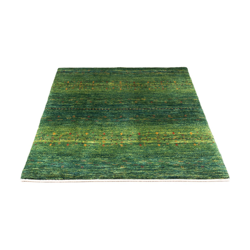 Gabbeh Teppich - Loribaft Perser - 139 x 99 cm - grün