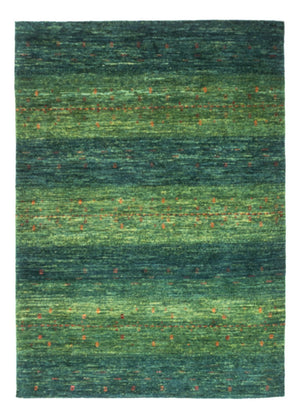 Gabbeh Teppich - Loribaft Perser - 152 x 107 cm - grün