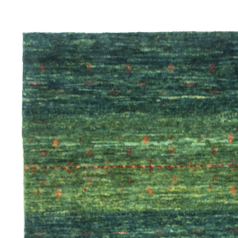 Gabbeh Teppich - Loribaft Perser - 152 x 107 cm - grün