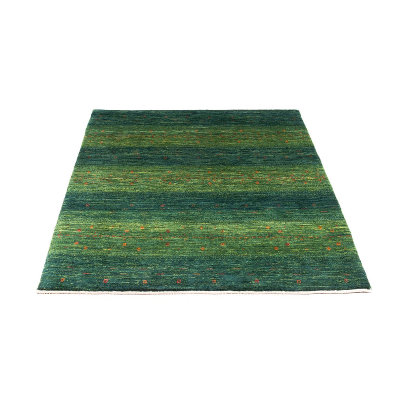 Gabbeh Teppich - Loribaft Perser - 152 x 107 cm - grün