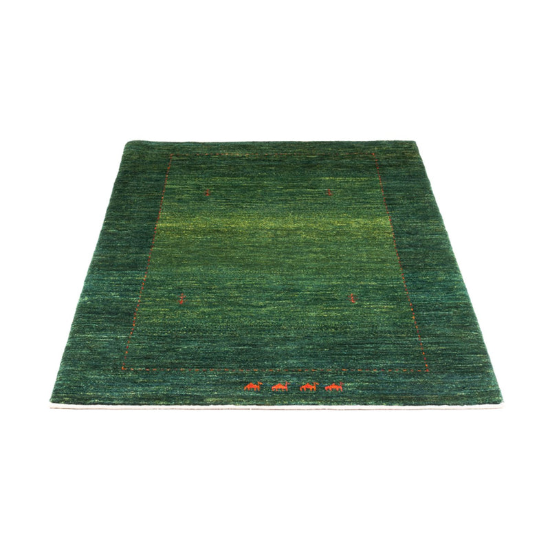 Gabbeh Teppich - Loribaft Perser - 148 x 97 cm - grün
