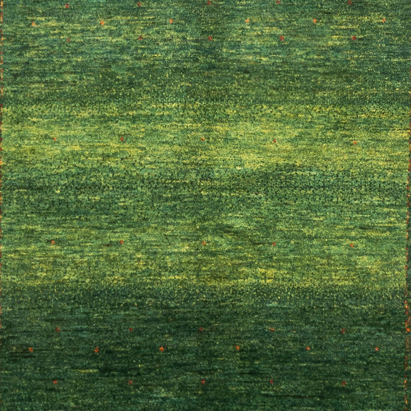Gabbeh Teppich - Loribaft Perser - 241 x 162 cm - grün