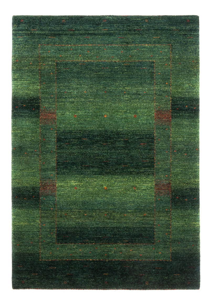 Gabbeh Teppich - Loribaft Perser - 164 x 110 cm - grün