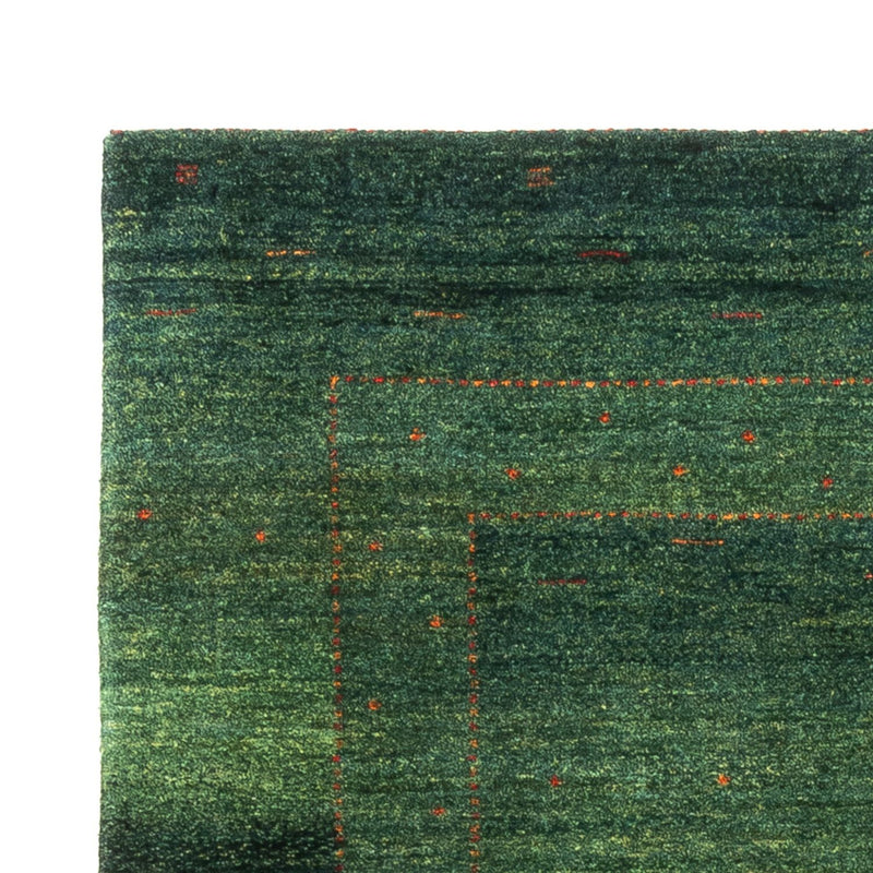 Gabbeh Teppich - Loribaft Perser - 164 x 110 cm - grün