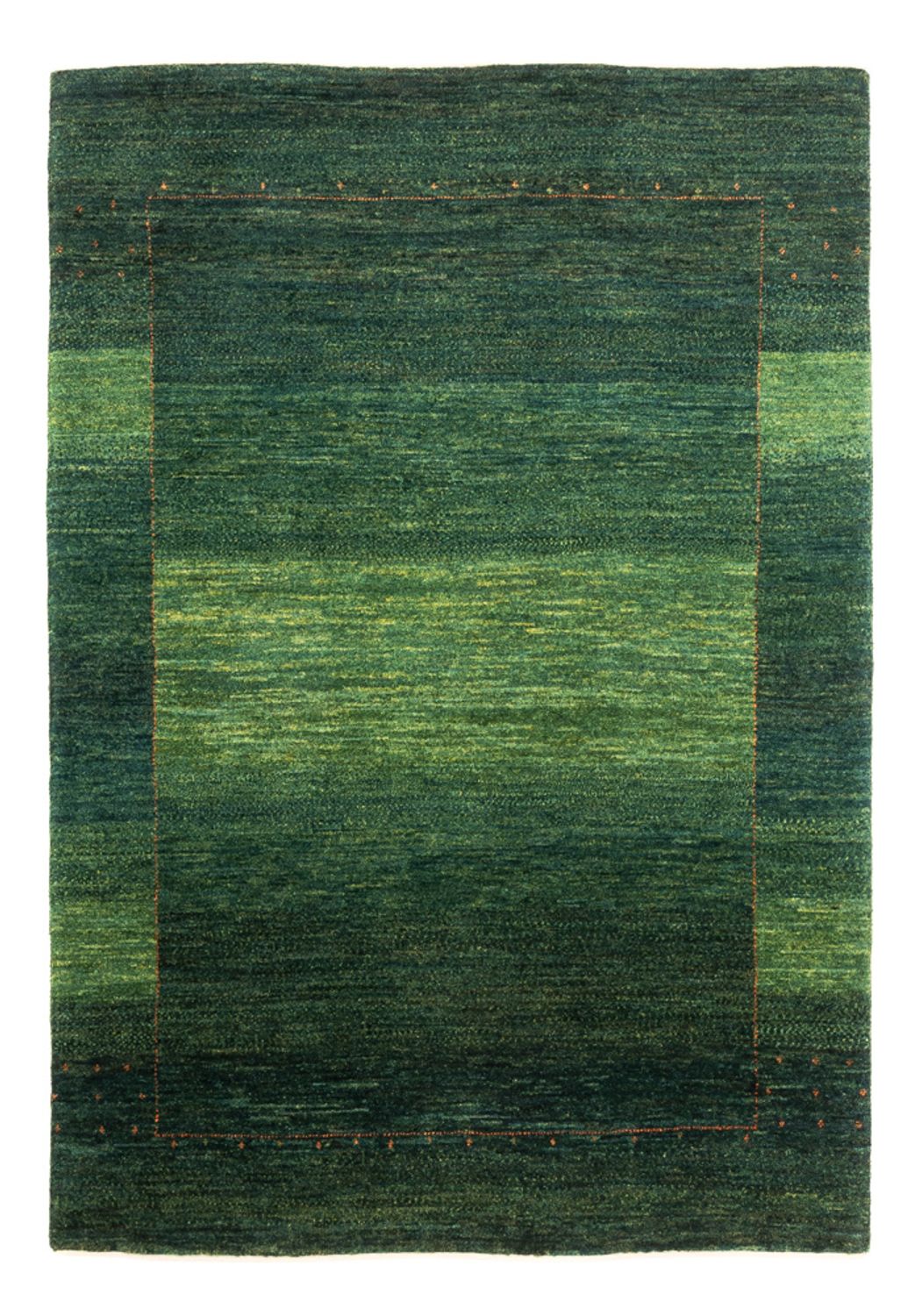Gabbeh Teppich - Loribaft Perser - 170 x 110 cm - grün