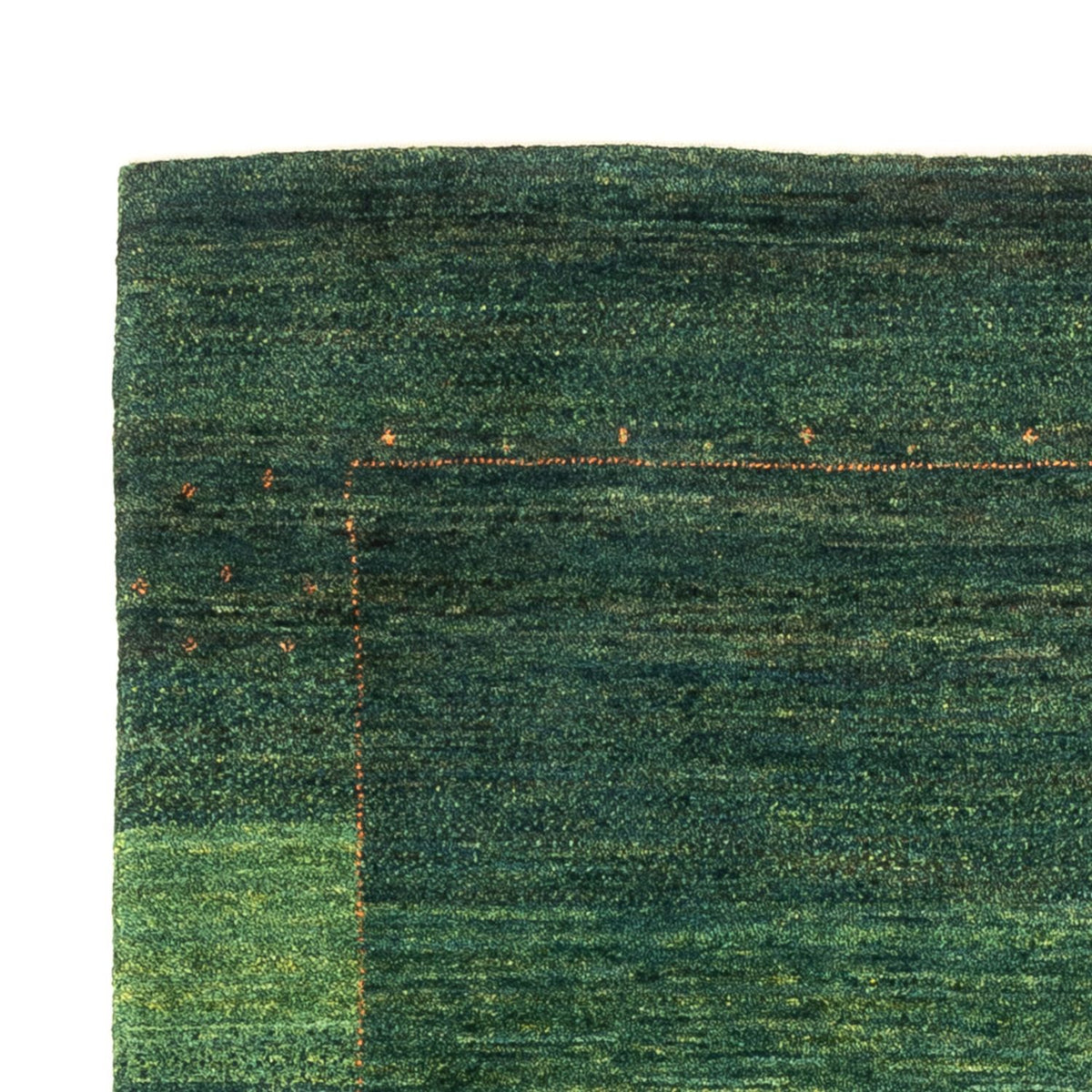Gabbeh Teppich - Loribaft Perser - 170 x 110 cm - grün