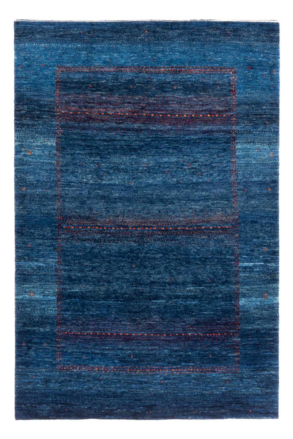 Gabbeh Teppich - Loribaft Perser - 190 x 128 cm - blau