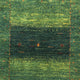 Gabbeh Teppich - Loribaft Perser - 134 x 85 cm - grün