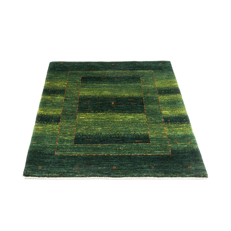 Gabbeh Teppich - Loribaft Perser - 134 x 85 cm - grün