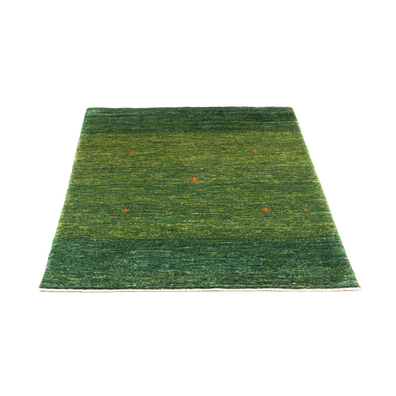 Gabbeh Teppich - Loribaft Perser - 126 x 83 cm - grün